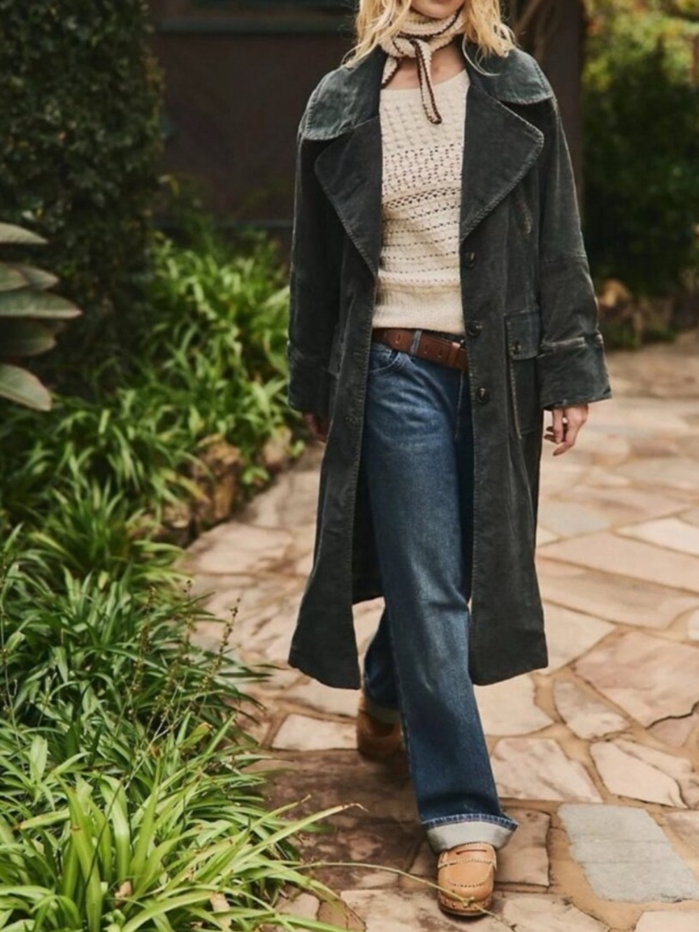 Free People Fox Corduroy Duster